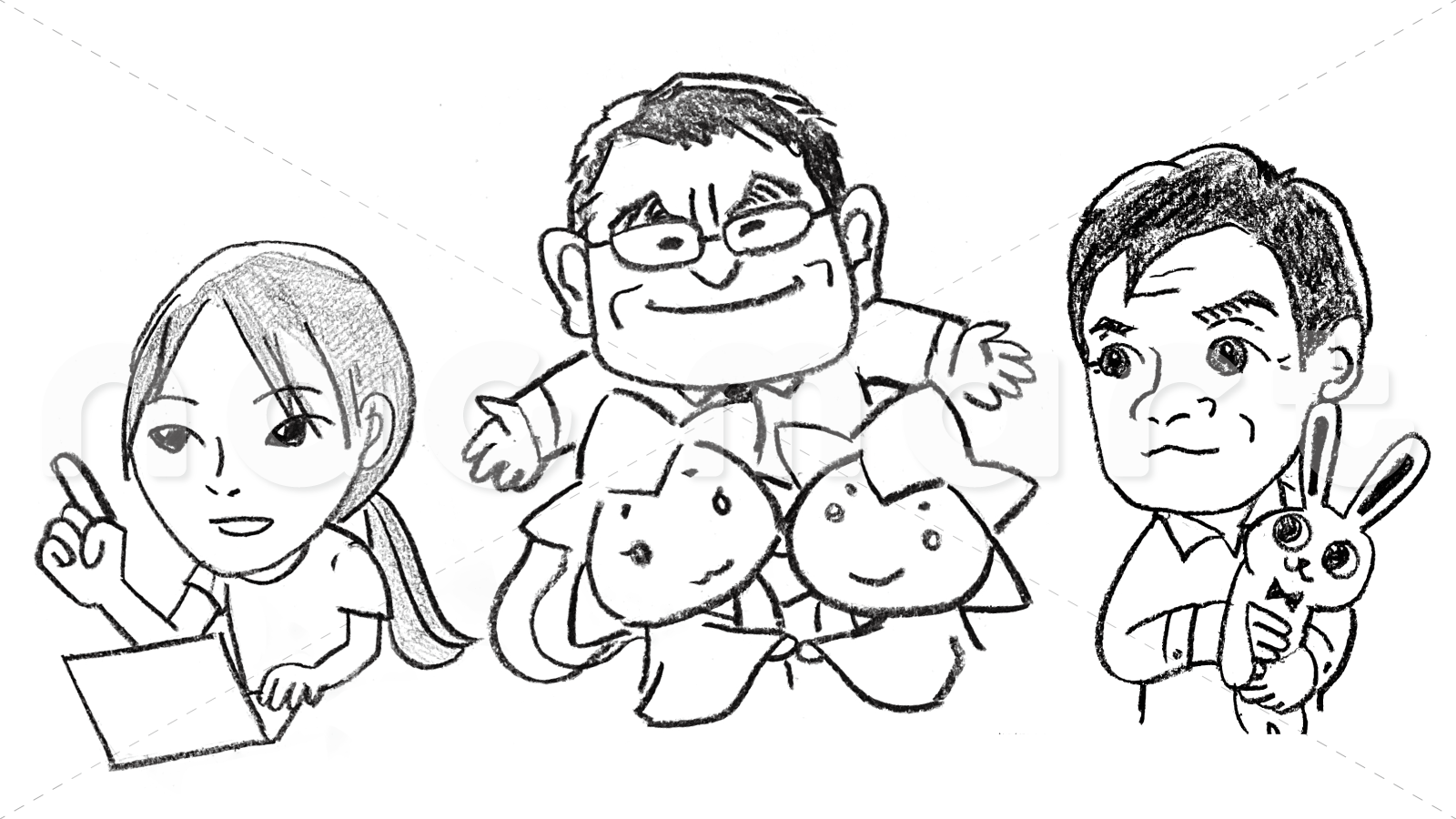 ３政治家似顔絵