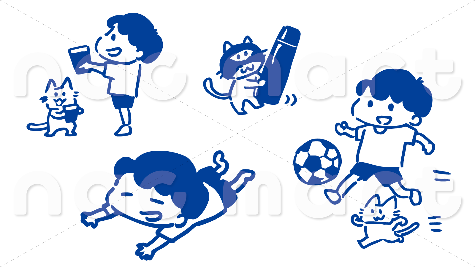 手ぬぐい用イラスト