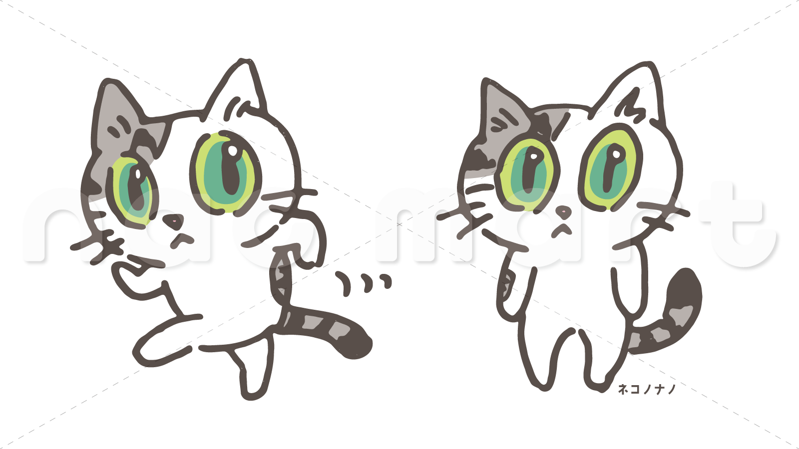 ネコノナノ2体画像