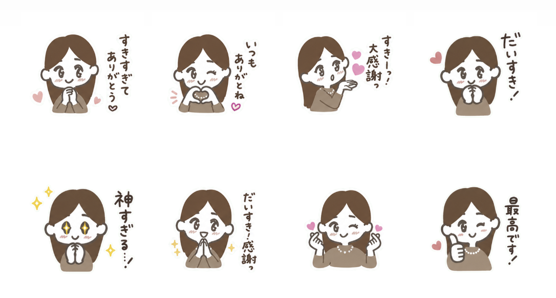モカ美スタンプのカバー画像